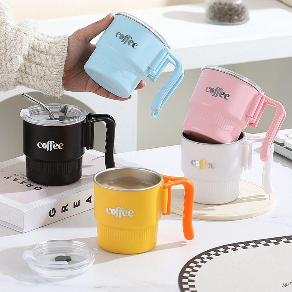 Leak-proof Insulated Water Cup Sealed Thermal Drinkware Stainless Steel Coffee Mug Drinking