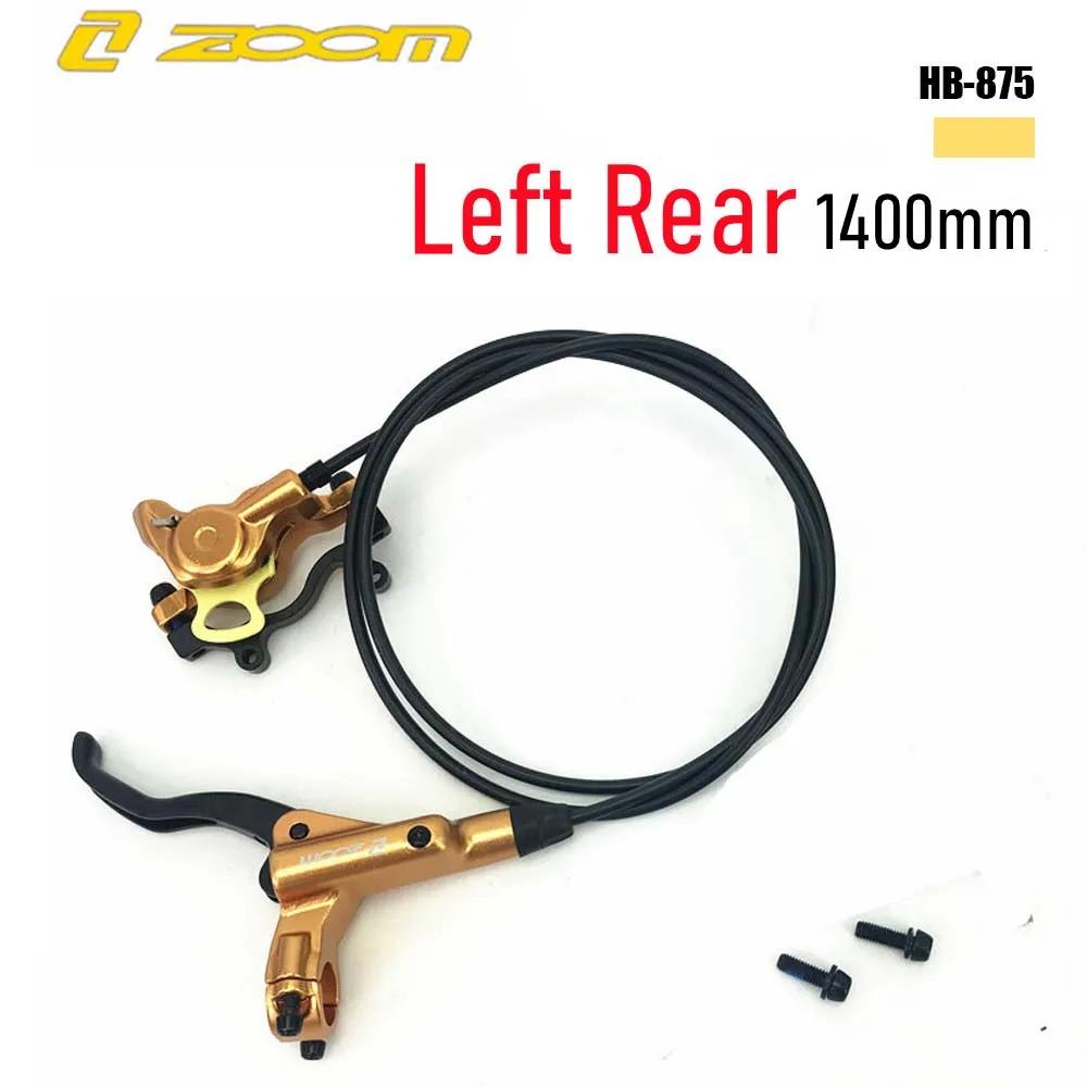 ZOOM HB875 MTB Bike Hydraulic Disc Brake Set 800/1400mm Left Front/Right Rear Mountain Bicycle Oil Pressure