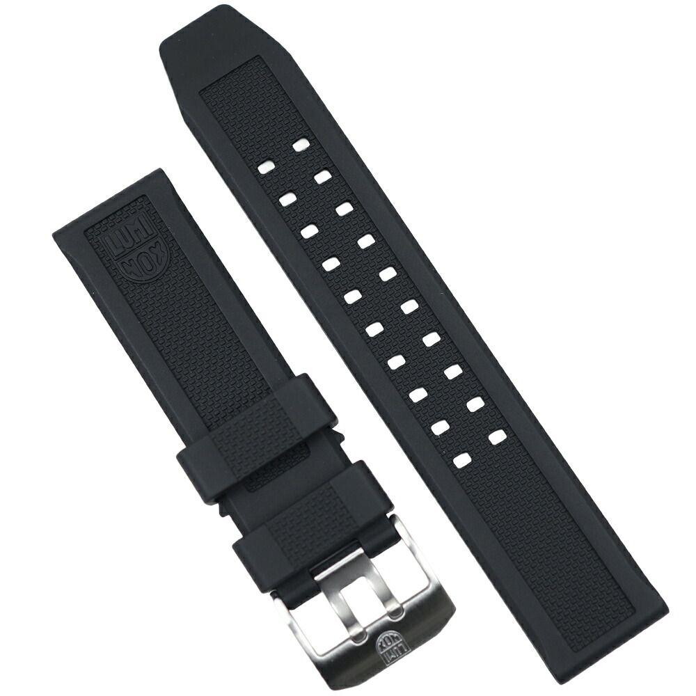 Used Luminox Watch Replacement Strap 23mm Navy Seal NBR Rubber Black Steel Buckle Men s LUMINOX FPX.3050.20Q.2.K Navy SEAL FPX-3050-20Q-2-K