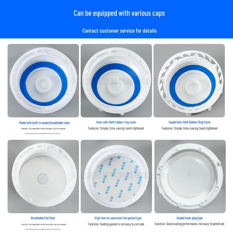 5L Square Plastic Barrel - 5kg Chemical Resistant Stackable Container for Alcohol, Acid & Alkali, Sealed 5 Liter Pot