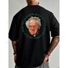 Irish Comedy T-Shirt with Angry Priest Feck Drink Arse Quote & Meme Print - Loose Fit Casual Shirt Suitable for Irish Humor Fans, Outfits, Chaotic