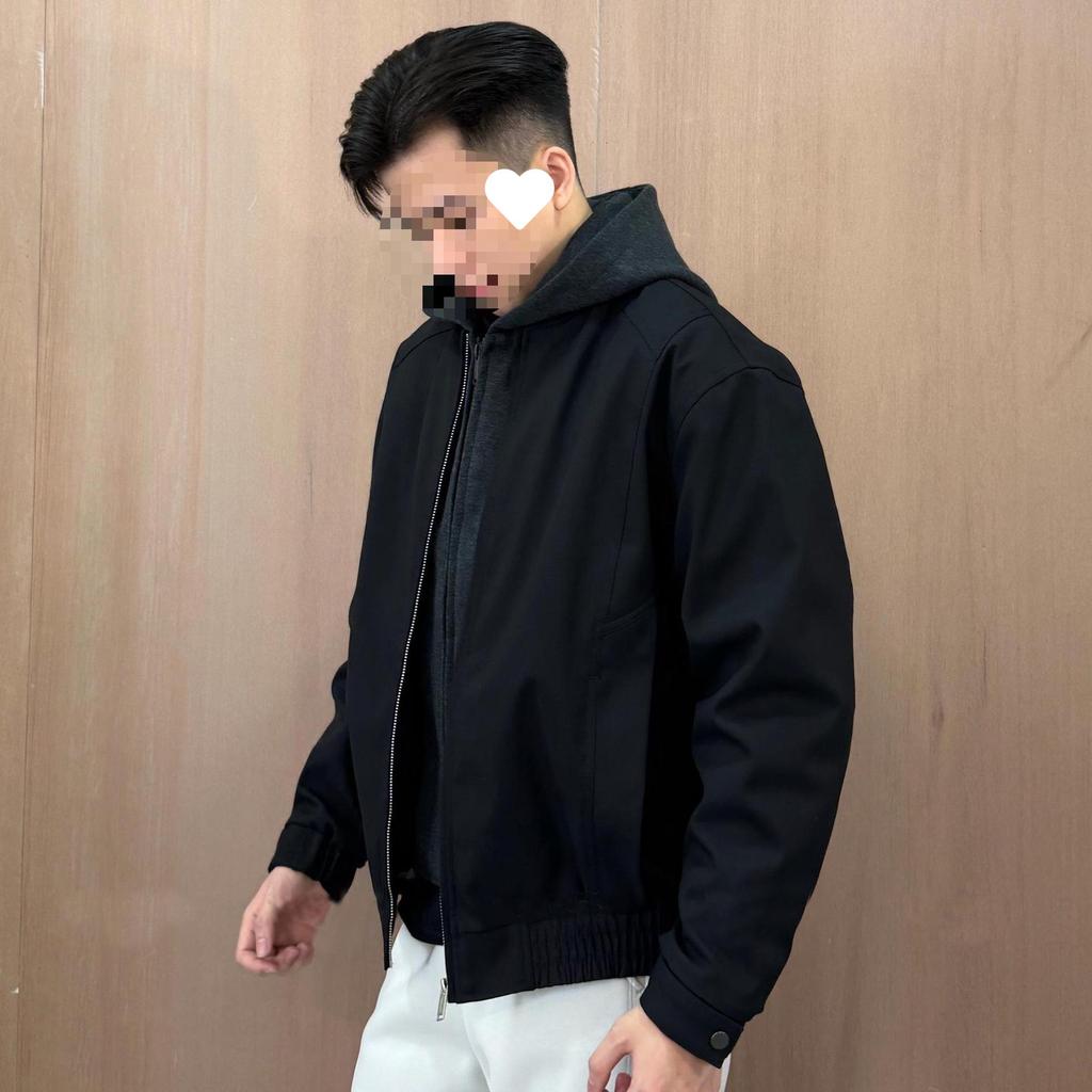 Men's Hooded Two-Piece Plush Jacket - 2025 Winter Trendy Warm Top