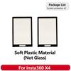 Accessories for Insta360 X4 Silicone Case Lens Cap Frame Mount Lanyard Pouch Holder Screen Protectors Action Camera Parts Bundle