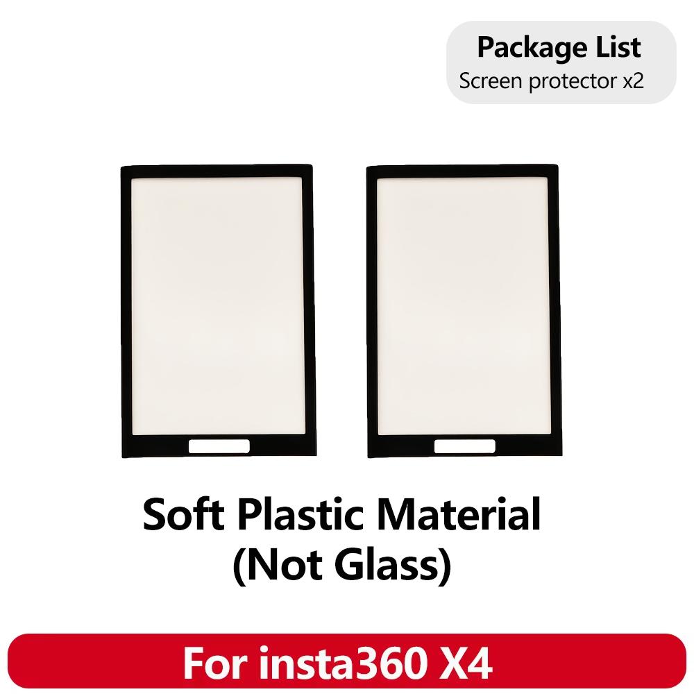 Accessories for Insta360 X4 Silicone Case Lens Cap Frame Mount Lanyard Pouch Holder Screen Protectors Action Camera Parts Bundle