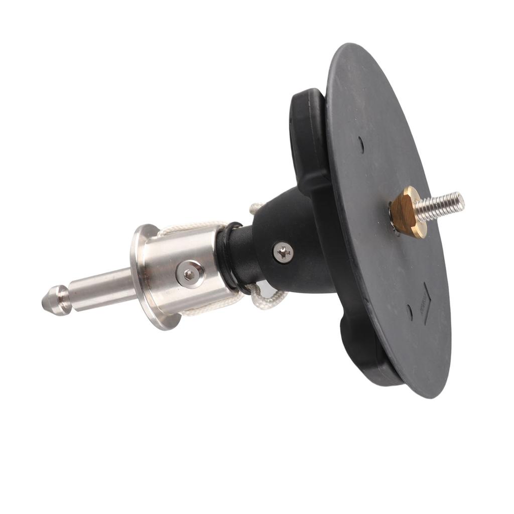 Windsurfing Mast Base Surfing Tendon Joint Mast Foot Base 360 degrees  Universal for Outdoor Sports Black