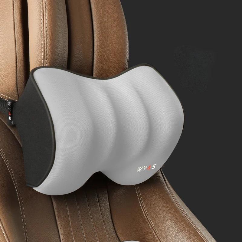 Car Driver Pillow Space Memory Foam Car Lumbar Support Back Cushion Car Seat Neck Pillow Washable Auto Pillow Cushion
