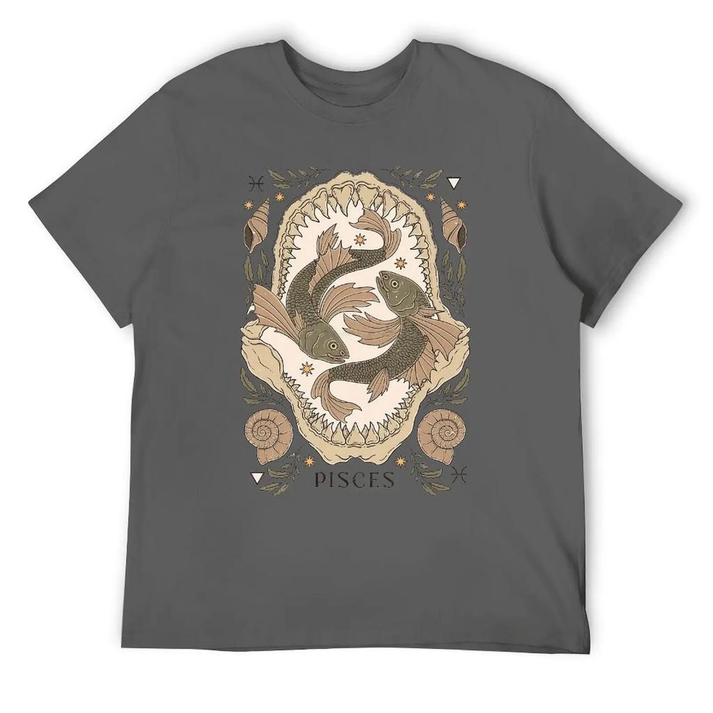 Fresh Pisces Twelve Constellation (12) T-shirt  Move T-shirts Casual Graphic Funny Novelty Leisure USA Size