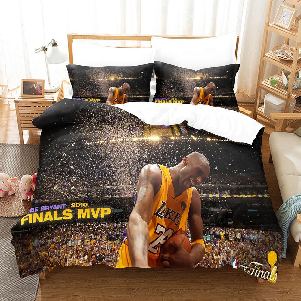 Basketball Digital Printing Bedding Three-Piece Microfiber Polyester Cotton Duvet