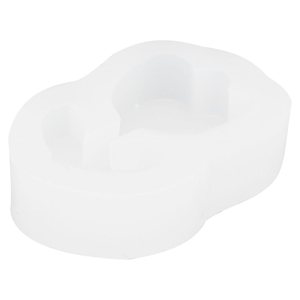 Silicone Mold Cartoon Flower Shape Mold Food Grade Mold DIY Baking Tools for Pudding Ice Cream Cake Handmade Soap(Style