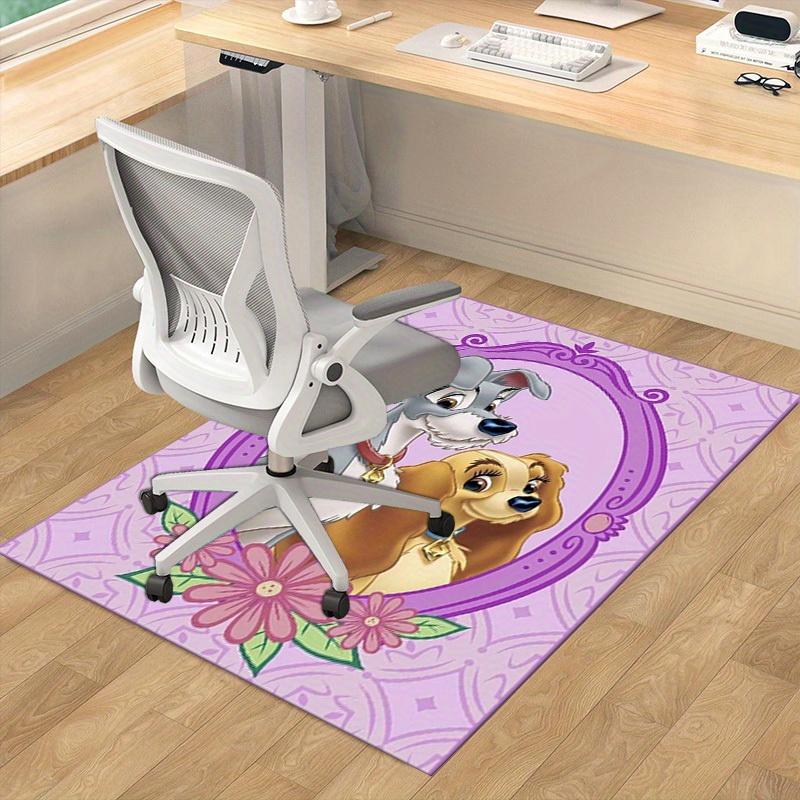 1pc. Lady and the Tramp Cartoon Rug Home Decorative Carpet for Living Room Bedroom Office Outdoor Gift Floor Mat Area Rugz0414210