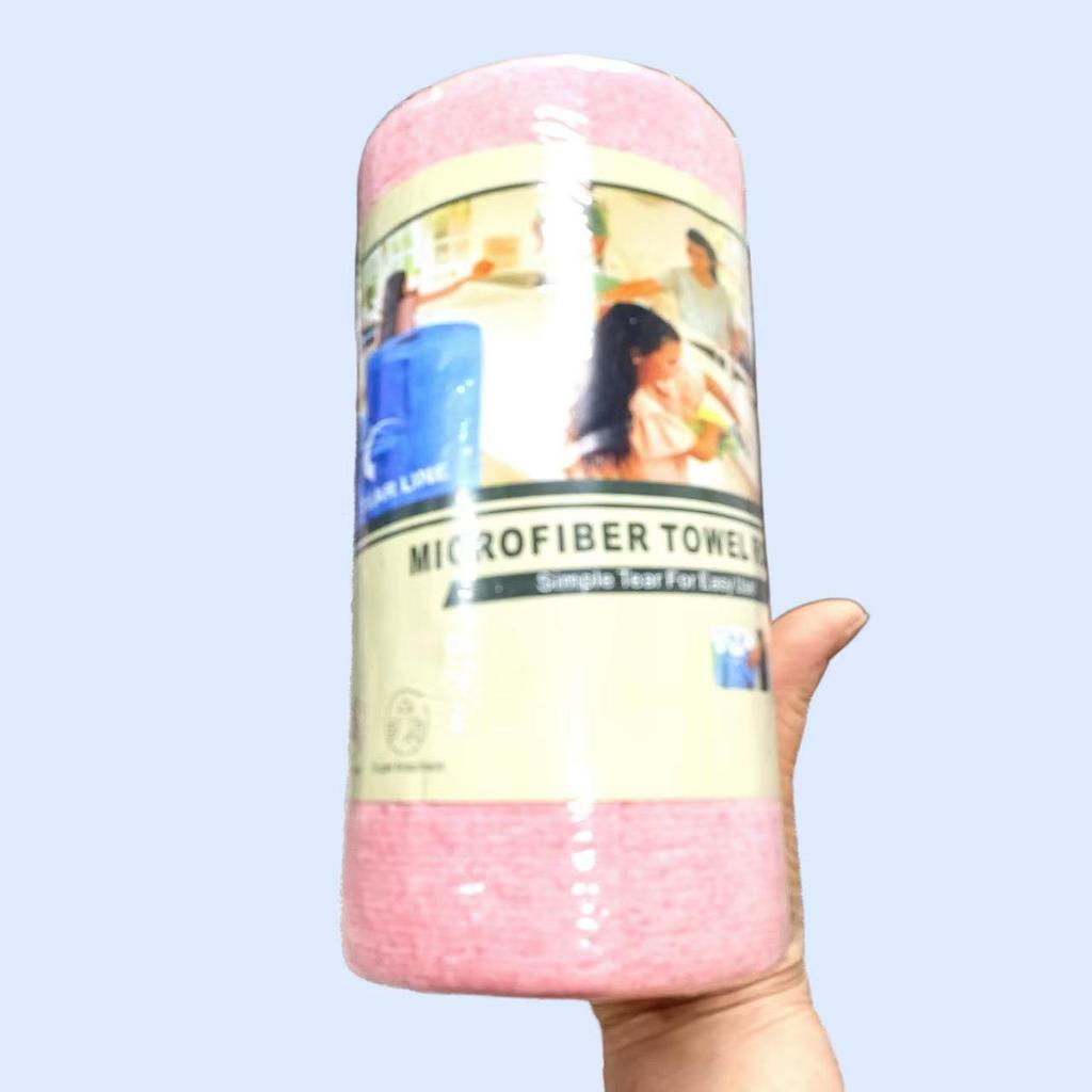Tearable Disposable Kitchen Cleaning Wipes - Absorbent Roll for Weekly Use