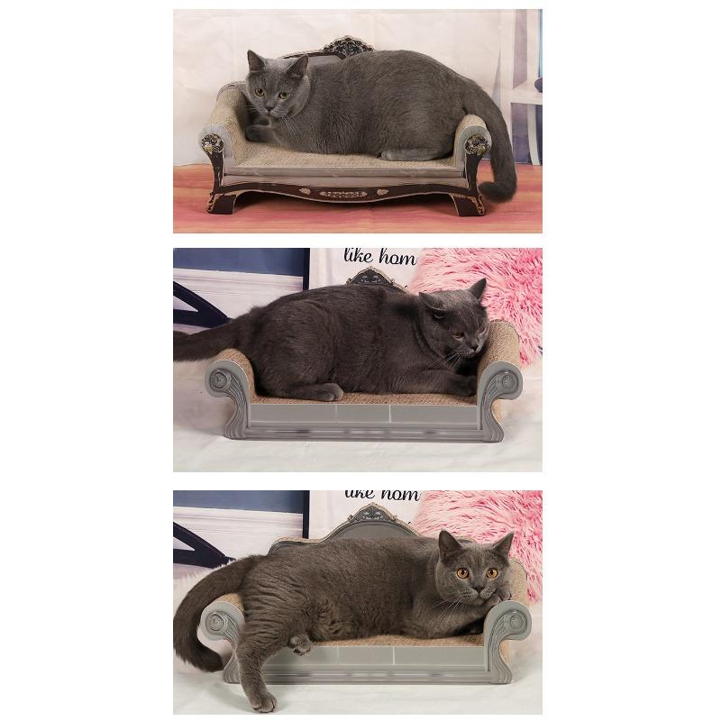 Multifunktionales Wellpappe Integriertes Kratzbrett Bett Katzensofa Für Haustierkatzen