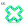 New Strange Vent Decompression Toy Decompression Changeable Rail Car Chain 24 Sections Building Block Bracelet Chain