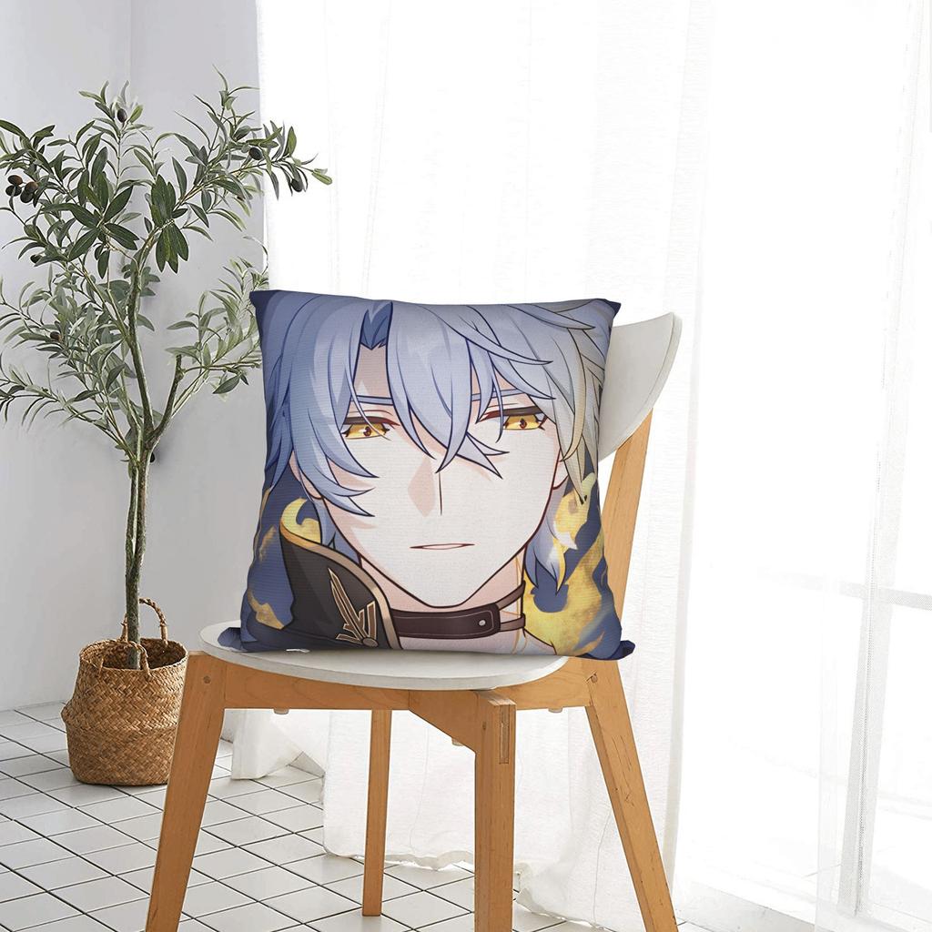 Honkai Star Rail Pillow Case  Vintage Pillow Cover Soft Pillowcases For Sofa Home Decor