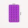 Double-Sided Silicone Mobile Phone Suction Cup Holder with 28/24 Beads for Strong Grip and Decompression