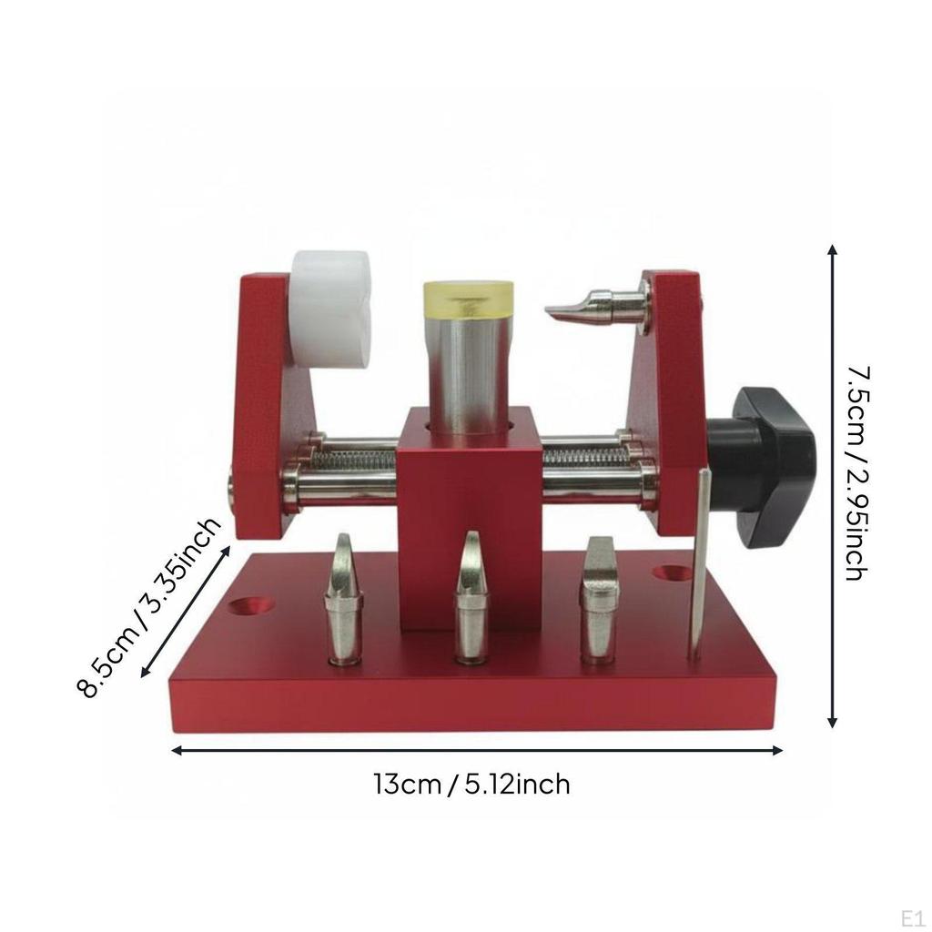 Watch Case Opening Tool Interchangeable Tips Adjustable Opener Pressing Timepiece Replacement