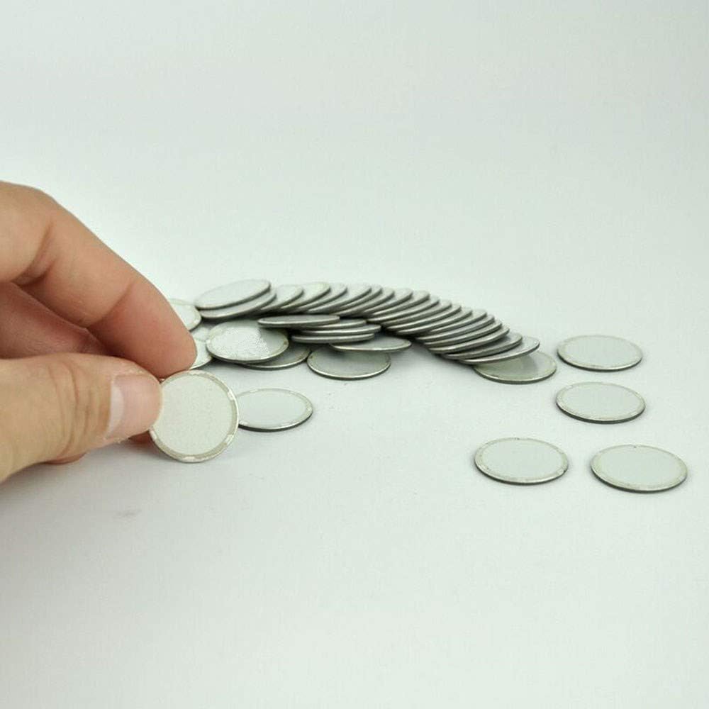 16MM Ultrasonic Mist Maker Disk Fogger Replacement Ceramics Discs for Humidifier Parts with Replacement Tool Silver Color