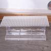 Clear Window Bird Feeder Drainage Hole Bird Food Container Transparent Bird House  Bird Supplies