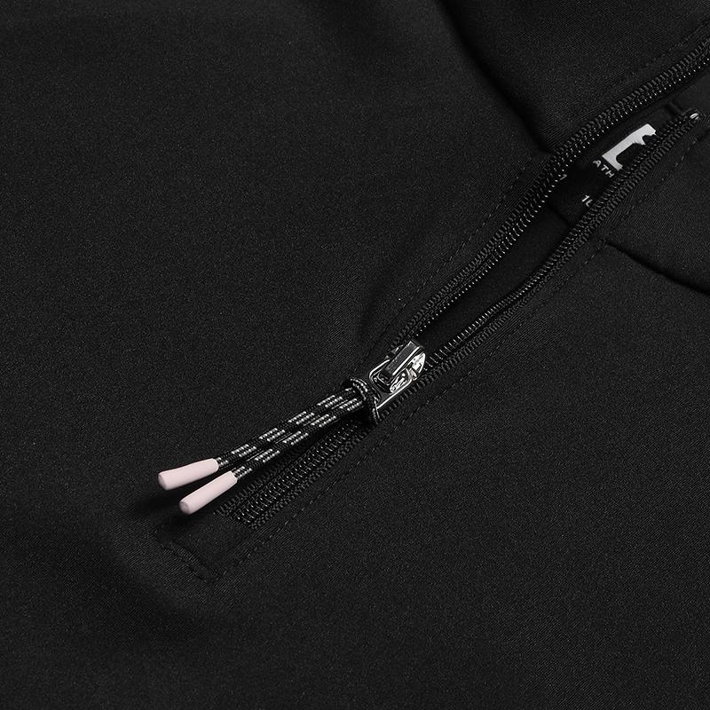 FILA Fitness Casual Sports Simple Breathable Stain Resistant Elastic Knit Long Sleeve T-Shirt Women Tops A11W541206FBK