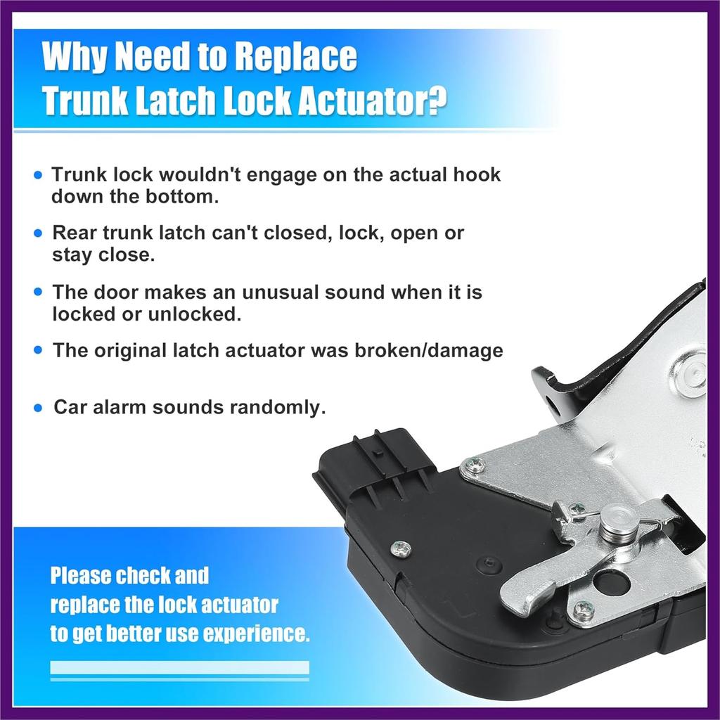 Siłownik zamka klapy bagażnika 81230-2V000 do Hyundai Veloster 2012-2017 1.6L Siłownik zamka klapy tylnej Silnik zamka pokrywy bagażnika Hatchback