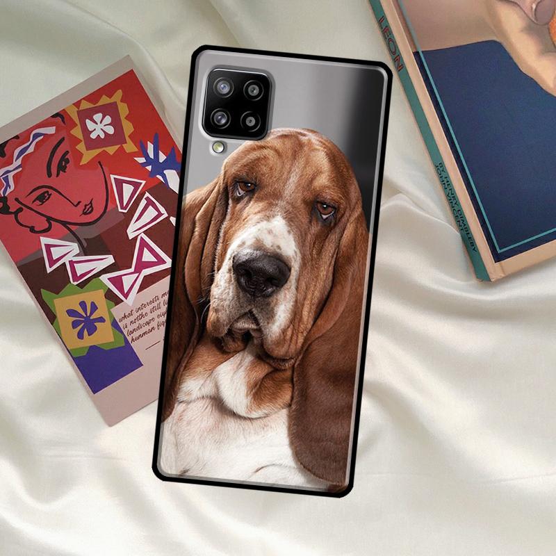 Basset Hound Dog Case For Samsung Galaxy A06 A16 A56 A36 A26 A54 A34 A14 A52 A32 A12 A13 A33 A53 A15 A35 A55