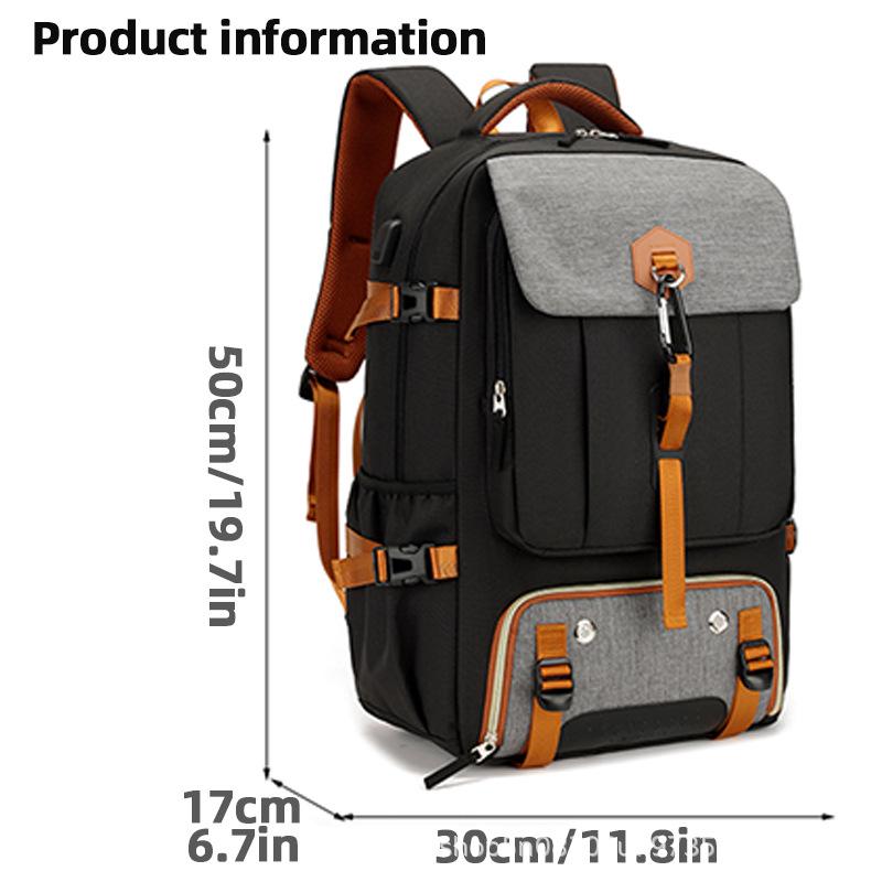 

70L Lightweight Water-Resistant Travel Backpack - Large Capacity, Outdoor Casual Laptop Bag