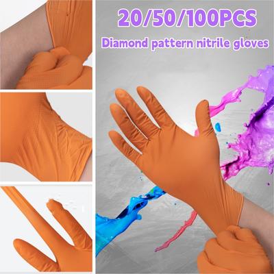 Mehrzweck-Nitrilhandschuhe Mechaniker Industriell Wasserdicht Sicherheits-Arbeitshandschuhe 8,0g Diamant Rutschfest Mechaniker Reparaturhandschuhe