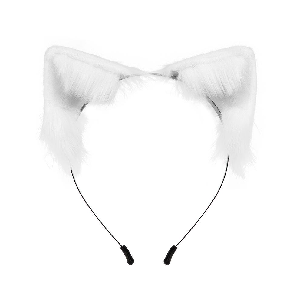 Cute Plush Cat Ear Headband - Cosplay Hair Accessory and Photo Prop