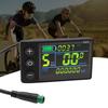 24V/36V/48V Electric Bicycle Meter Waterproof Bicycle Speedometer Wear Resist Electric Scooter Display Meter for Outdoor Cycling