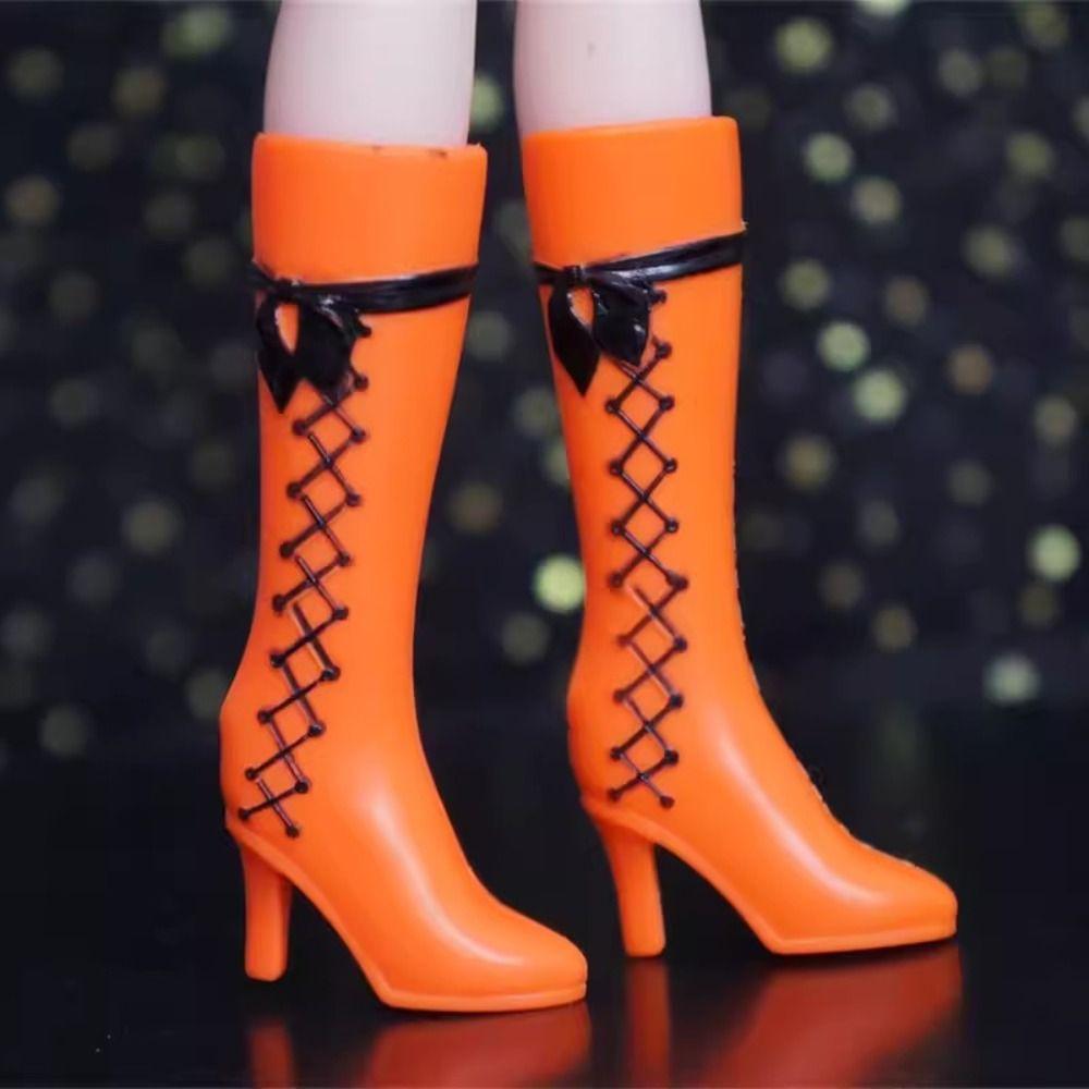 2.2~2.4cm Länge Fuß 30cm Puppenschuhe Plastikpuppe Bunte Schuhe Puppenzubehör