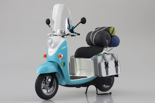 Aoshima Bunka Kyozai Laid-Back Camp Season 3 The Bike Series No. YU-01 Shima Rin's Scooter 1/12 Scale Pre-Colored Plastic Model (Motorcycle)