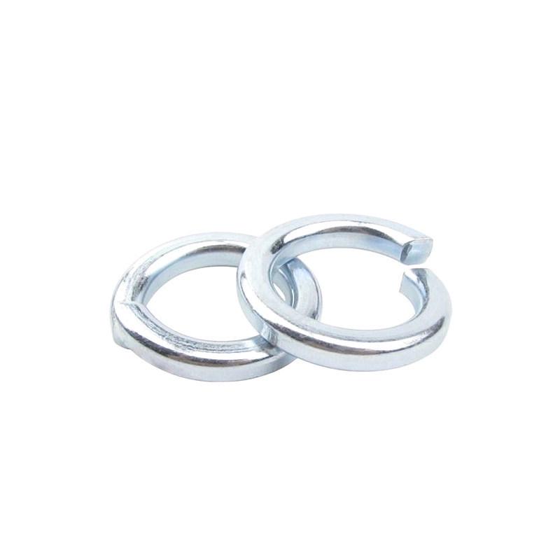 Electroplated 4.8 Grade Galvanized Spring Washer: Open Split Iron Ring M4-M16