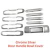 For Suzuki Grand Vitara Escudo 2.0 1999 2000 2001 2002 2004 ABS Chrome Car Accessories Door Handle Bowl Cover Trim Paste Style