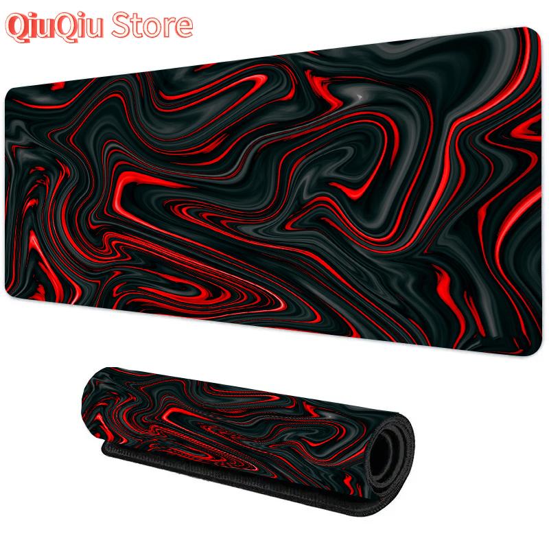 XXL Red Texture Mouse Pad Fashion Design Sakura Mousepad Computer Game Large Table Mat Rubber Anti-Slip Mechanical Keyboard Pads