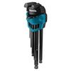 9-Piece Hex Key Wrench Set Ball Point L-Shaped - Metric Allen Wrenches
