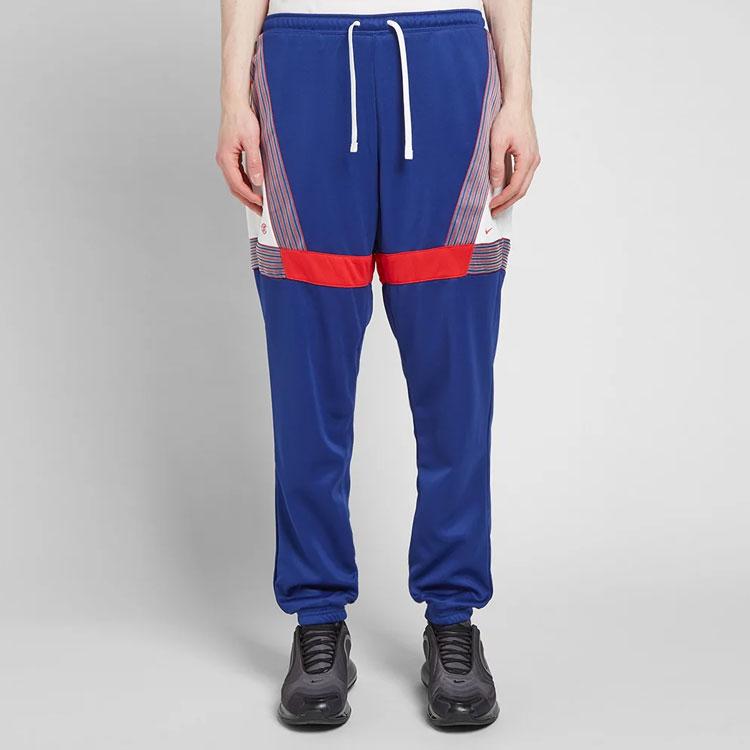 Nike Logo spolupráce Clot Vyšívaná sportovní bunda Set Unisex Atletické oblečení Modrá BQ5431-455