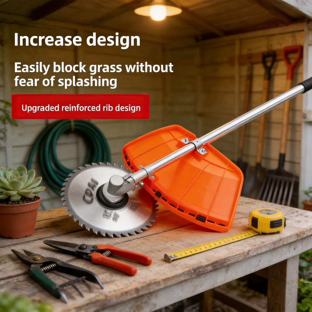 Lawn Mower Grass Guard Panel With Handle For Garden Trimming And Protection