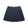 MALBON GOLF Wide Waistband Fine Pleated Skirt Navy (Woman)