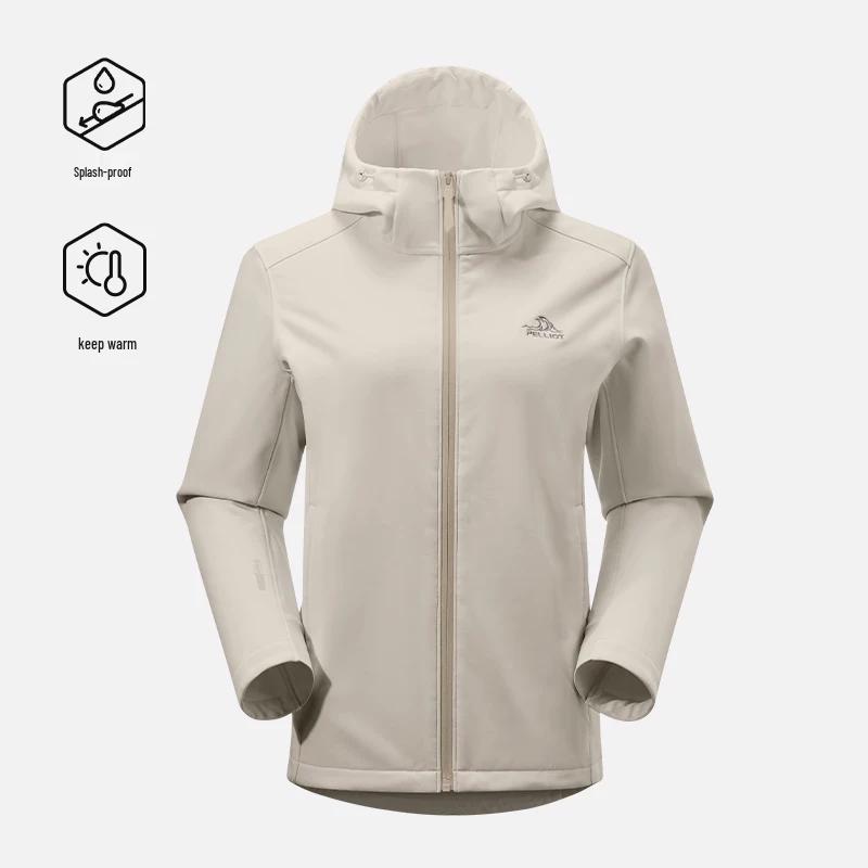 Pelliot Unisex Outdoor Windproof Softshell Hiking Jacket
