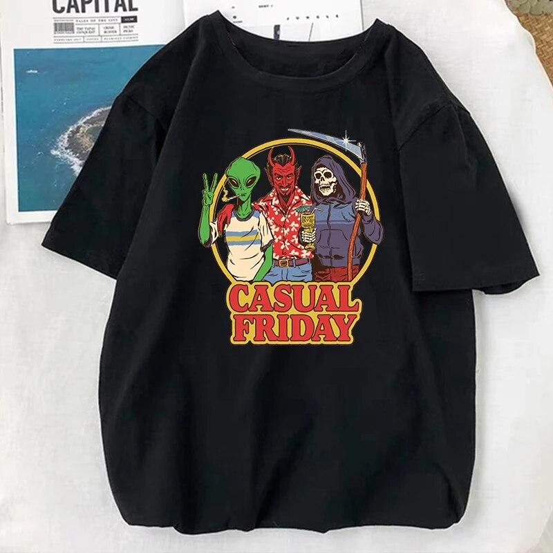 Sell Your Soul! T-shirt Vintage 90s Classic Satan Demon Funny Supernatural Graphic Tops Women Unisex Popular Cartoon Streetwear Tee