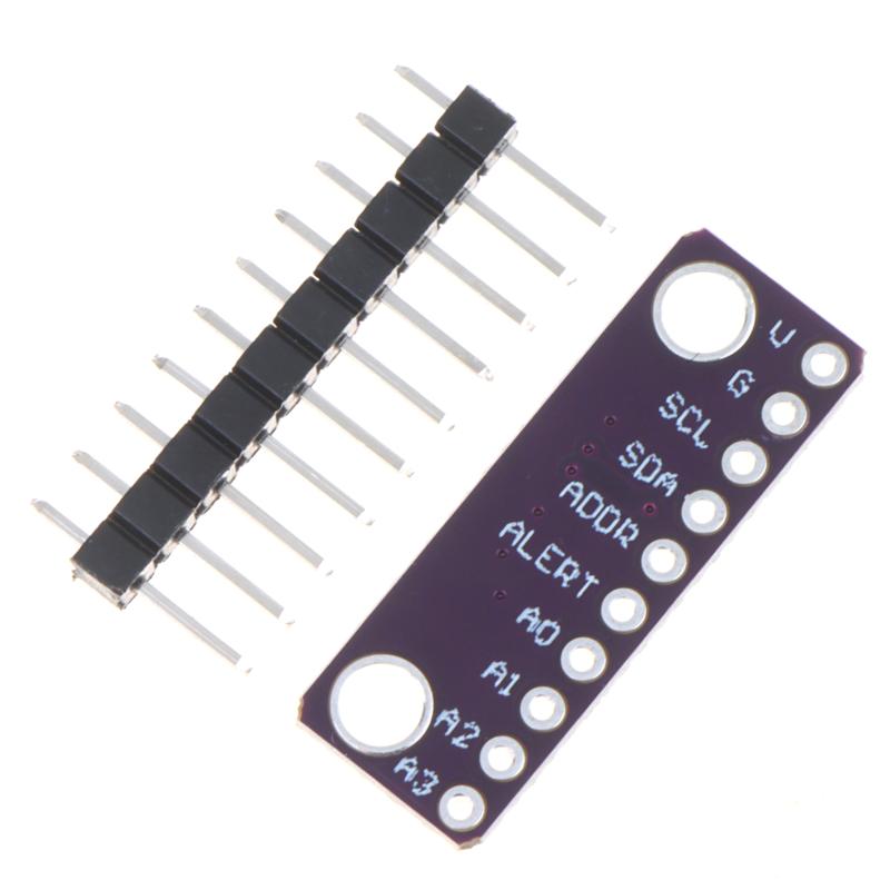 ADS1115 16Bit ADC Module 4 Channel Adjustable Gain High Precision Board for Industrial Measurement Raspberry Pi Electronic Hobbyist Use