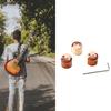 Wooden Volume Tone Control Knobs Electric Guitar Bass Knobs Potentiometer Cap Instrument Accessories Easy to Use