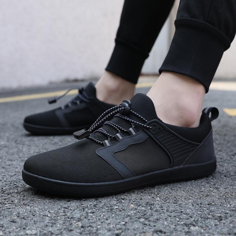 Barfußschuhe für Herren, Freizeitschuhe mit breiter Handfläche, breiter Kopf, Sportschuhe für Damen, weiße Freizeitschuhe für Yoga und Fitness, große Größe