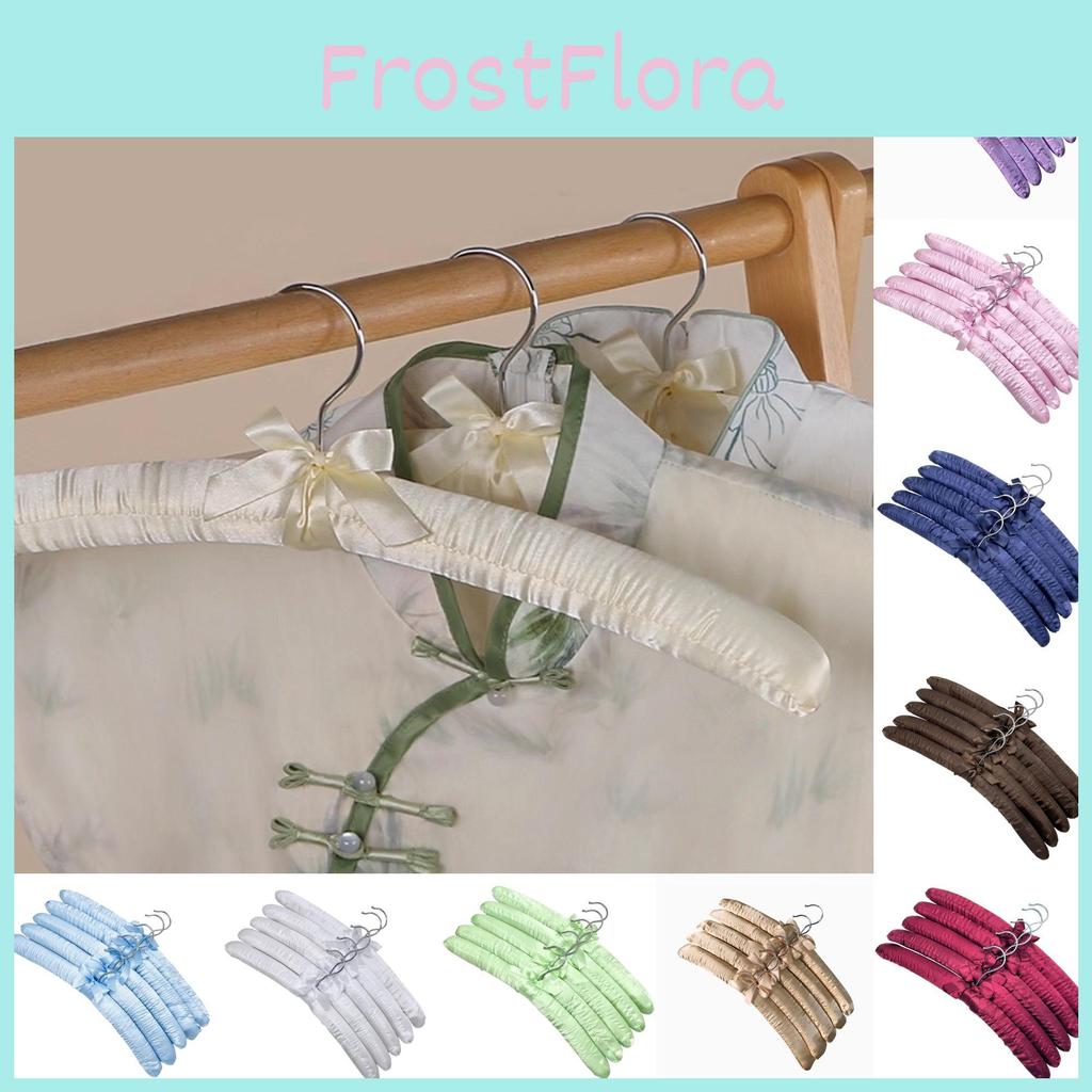 Satin Large Padded Hanger Silk Hangers Wardrobe Organization Hotel Room Supplies