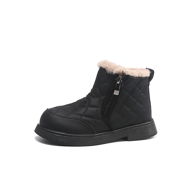 

Arrival Children s Winter Boots with Fleece Lining for Girls - Thick Wool Lined Snow Boots for Kids 36 чорний