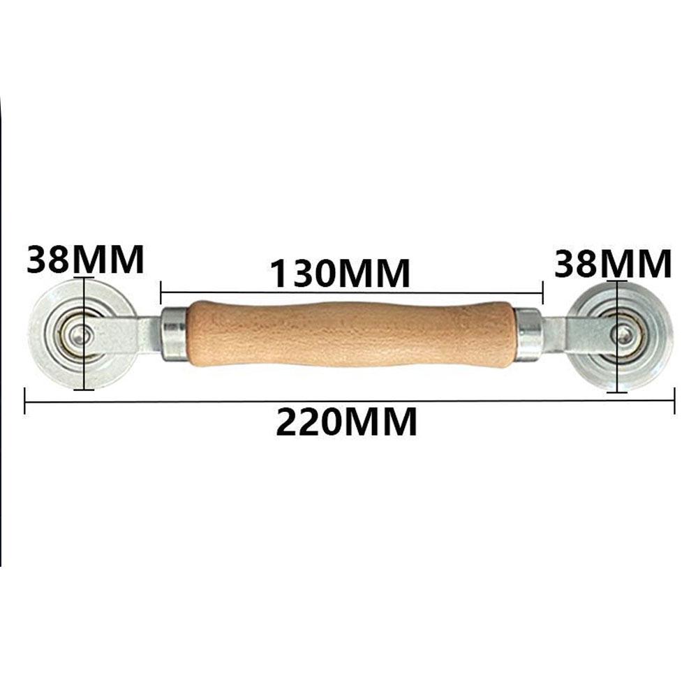 

Деревянная ручка и стальные колеса, роликовый инструмент для установки двойных окон, ручной шлицевой ролик, прочная бытовая сетчатая дверь