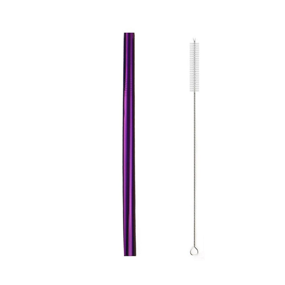 High Quality Metal Straw Stainless Steel Straw Reusable Drinking Straws Diameter 12mm Tube Smoothies Tapioca Pearls Bar Party