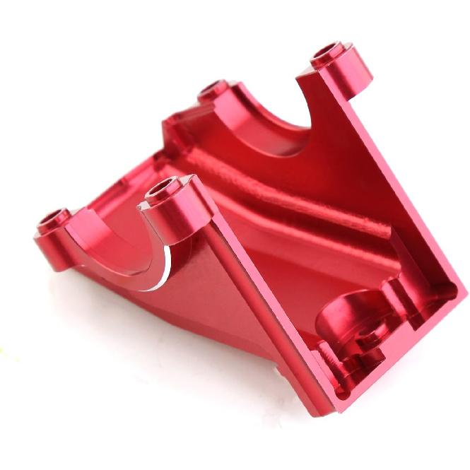 Alloy Front/Rear Differential Cover Gearbox Cover Differential Housing 7780 for X-MAXX 8S 77086-4 XRT 8S 78086-4 Upgrade Parts (Red)