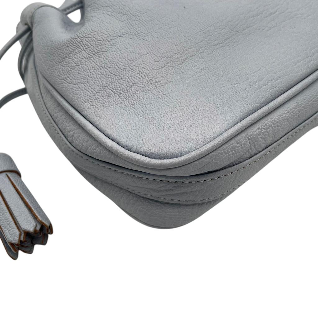 Used TOFF&LOADSTONE Drawstring type Shoulder Bag Bloomer BloomerShoulder Bag Light blue leather Women