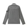 Stone Island Ss25 Nylon Metal Solid Logo Patch Zip Long Sleeve Jacket Men jackets Silver-Gray K1S1512000-05S0019-V0061